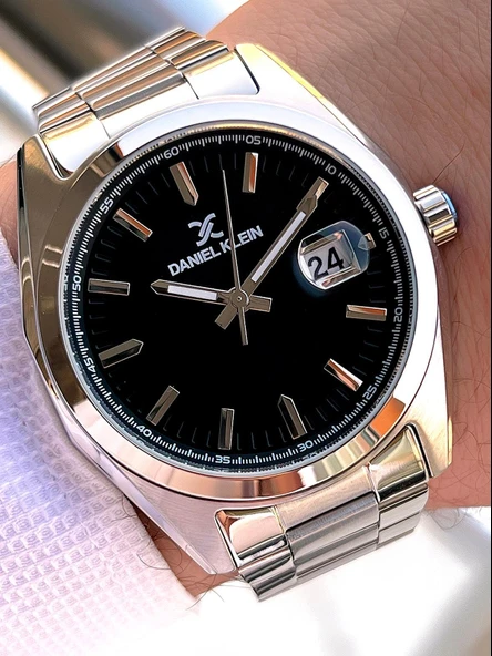Daniel Klein İtalyan Tasarım Bileklik Hediyeli 2 Yıl Garantili 3 Atm Erkek Kol Saati ES.14137-2 - Resim 2