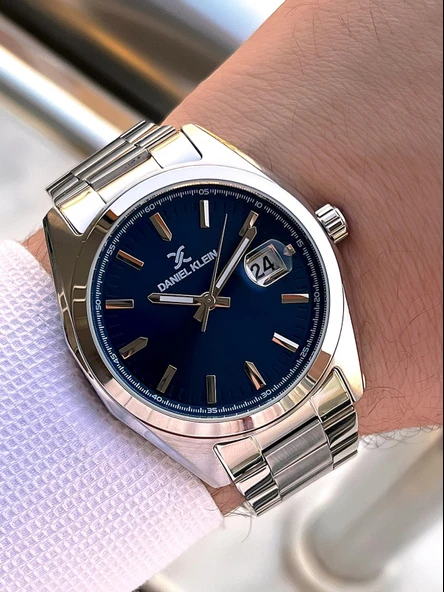 Daniel Klein İtalyan Tasarım Bileklik Hediyeli 2 Yıl Garantili 3 Atm Erkek Kol Saati ES.14137-3 - 3