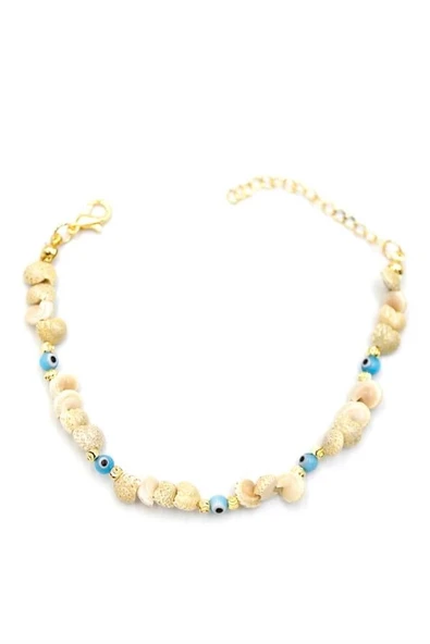 LitaeTrend Nazar Deniz Kabuğu Bileklik - Mavi ürün görseli 1