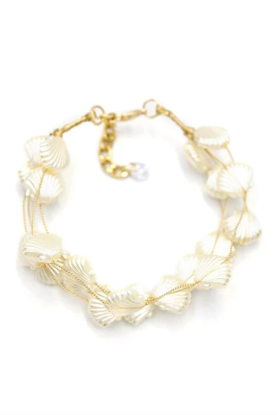 LitaeTrend Midye Bileklik - Altın - Resim 2