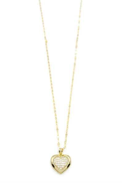 LitaeTrend Kalp Kolye - Altın ürün görseli 1