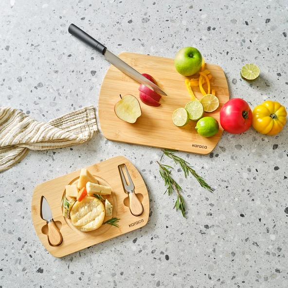 Karaca Lily Bamboo 2'li Pro Kesme Ve Sunum Tahtası - Resim 5