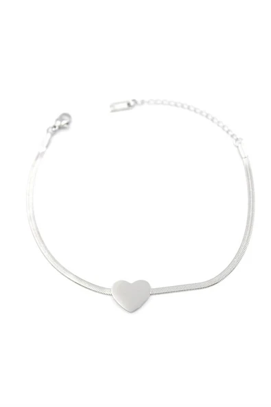 LitaeTrend Kalp Bileklik - Gümüş ürün görseli 1