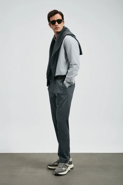 Lufian 112010676 Danıel Erkek Basic Gömlek Regular Fit Erkek Gömlek - Resim 7