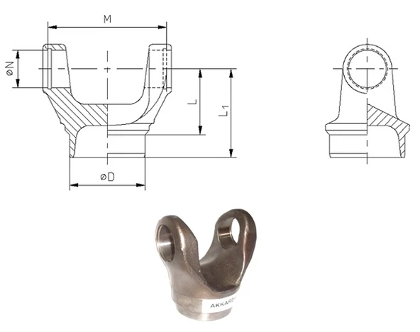TÜP ÇATAL MAFSAL 3.114.26.001.00 TRANSİT (82-92) 2.4 2.5 31142600100 ürün görseli