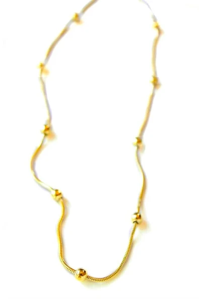 LitaeTrend Top Zincir Kolye - Altın - Resim 2