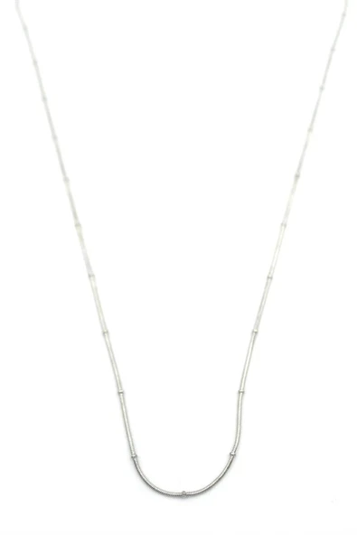 LitaeTrend Toplu Yılan Zincir - 60cm - Gümüş - Resim 2