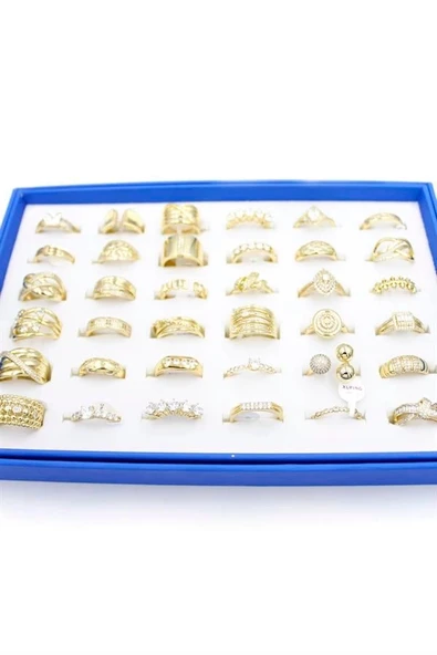 LitaeTrend 36'lı 14K Xuping Vip Yüzük - Altın ürün görseli 1