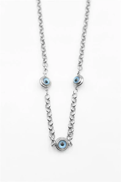 LitaeTrend Nazar Kolye - Gümüş ürün görseli 1