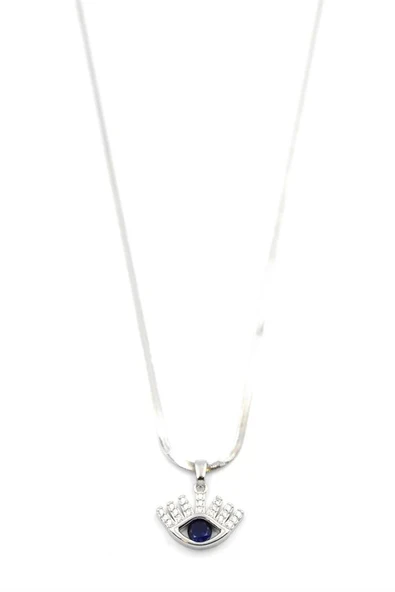 LitaeTrend Göz Kolye - Gümüş - Resim 2