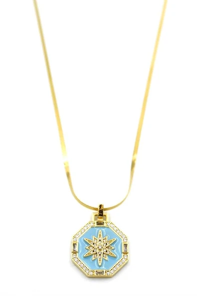 LitaeTrend Güneş Kolye - Altın ürün görseli 1