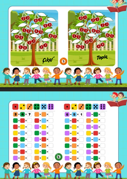 Büyük Boy Okul Öncesi YAZ-SİL Eğitim Kitabı - 5