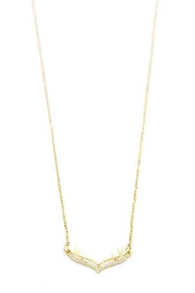 LitaeTrend Geyik Kolye - Altın ürün görseli 1