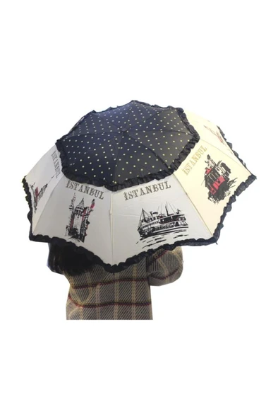Istanbul Desenli Şemsiye - Resim 3