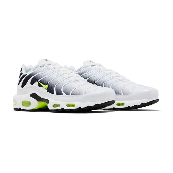 Air Max Plus White Black Volt - Resim 3