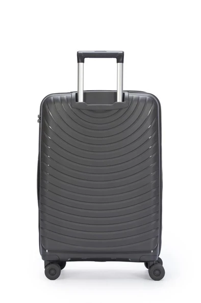 Pierre Cardin Trolley Valiz Antrasit Orta Boy 04PC8005-02-ANT - Resim 3