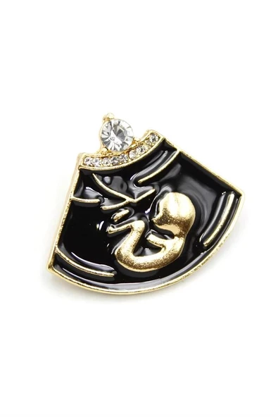 LitaeTrend Ultrason Broş - Altın - Resim 2