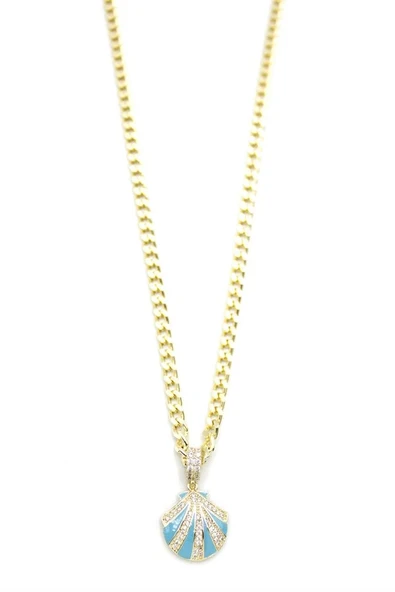 LitaeTrend Deniz Kabuğu Kolye - Altın ürün görseli 1