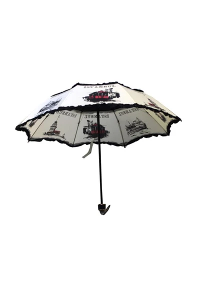 Istanbul Desenli Şemsiye ürün görseli 1