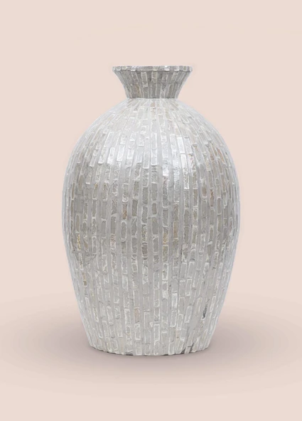 The Mia Sedef Vazo 31x50 cm TLC0138 - Resim 5