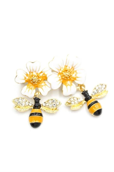 LitaeTrend Arı Broş - Sarı ürün görseli 1