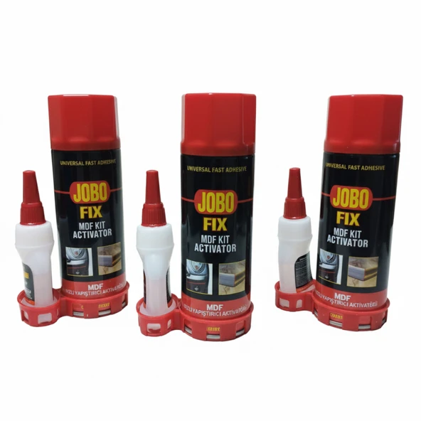 JOBO FİX MDF HIZLI YAPIŞTIRICI SPREYİ 200 ML & GENEL AMAÇLI HIZLI YAPIŞTIRICI 35 GR ürün görseli