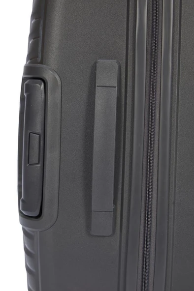 Pierre Cardin Trolley Valiz Antrasit Büyük Boy 04PC8005-01-ANT - Resim 5