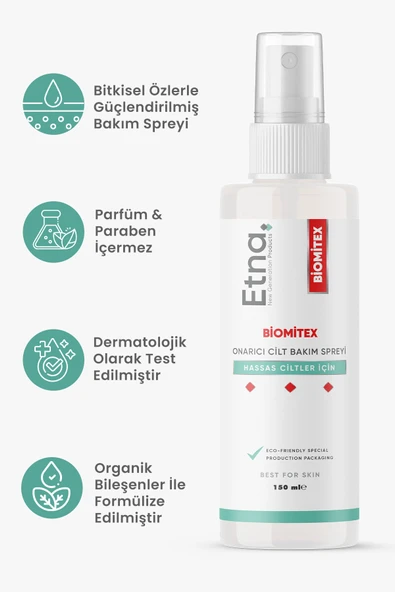 Etna Pharma Biomitex Onarıcı Cilt Bakım Losyonu 150 ML (Sprey Formatında)  (UYUZ, KAŞINTI, KENE) - 4