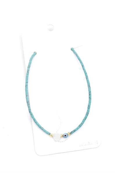 LitaeTrend Afgan Boncuk Halhal - Su Yeşili - Resim 2