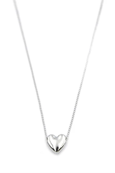 LitaeTrend Kalp Kolye - Gümüş - 2