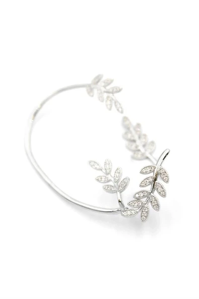 LitaeTrend Yaprak Kıkırdak Küpe - Gümüş ürün görseli 1