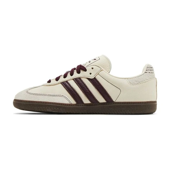 adidas Samba OG Wonder White Maroon - Resim 2