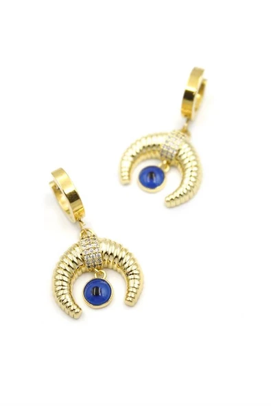 LitaeTrend Hilal Küpe - Altın - Resim 2