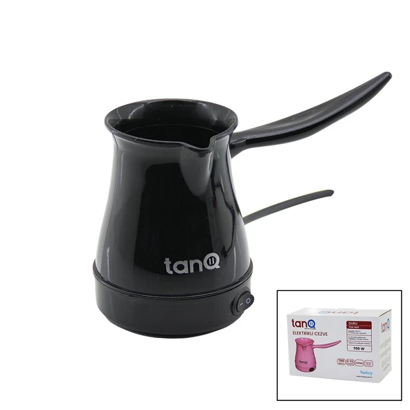 TANQ DURU TCM-2023 ELEKTRİKLİ KAHVE MAKİNESİ PLASTİK CEZVE  700W   330ML (5250)
