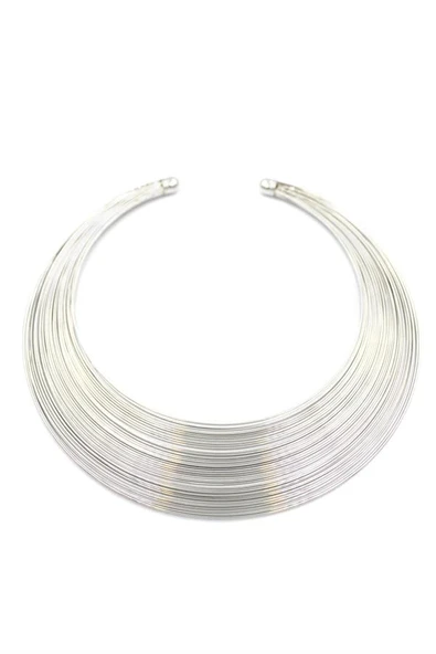 LitaeTrend Metal Ajda Kolye - Gümüş ürün görseli 1