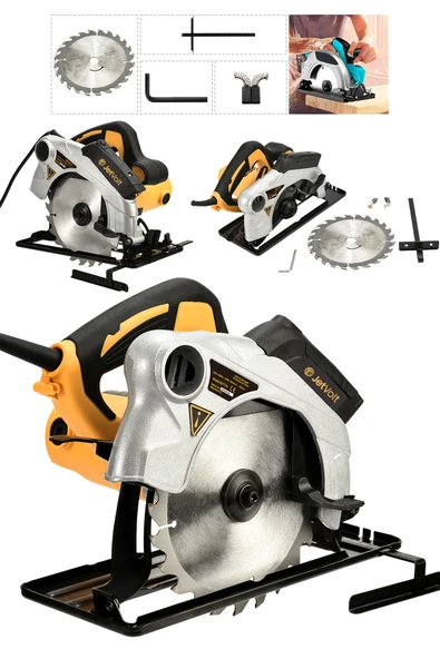 JetVolt Profesional Elektrikli Sunta Kesme Makinası Daire Testere - Sarı ürün görseli 1