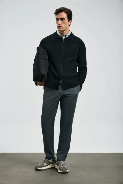 Lufian 112100075 Amber Erkek Hırka Erkek Ceket - Resim 5