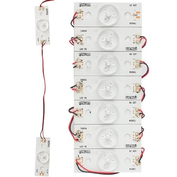 3 Volt Tek Kablolu Birbirine Bağlı Led (7'li Poşet)