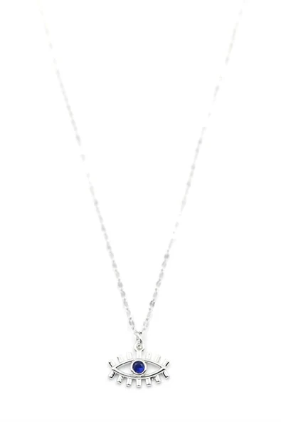 LitaeTrend Göz Kolye - Gümüş - Resim 2