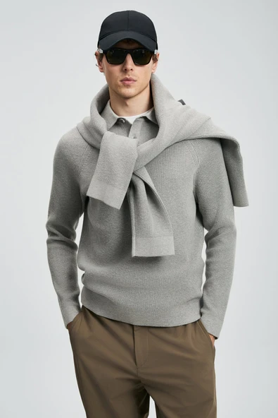 Lufian 112090170 Rufuz Kazak Erkek Sweatshirt - 2