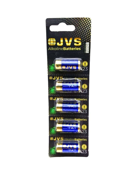 JVS A23 LR23 12V ARAÇ KUMANDA PİLİ 5Lİ KART (5250) - 1