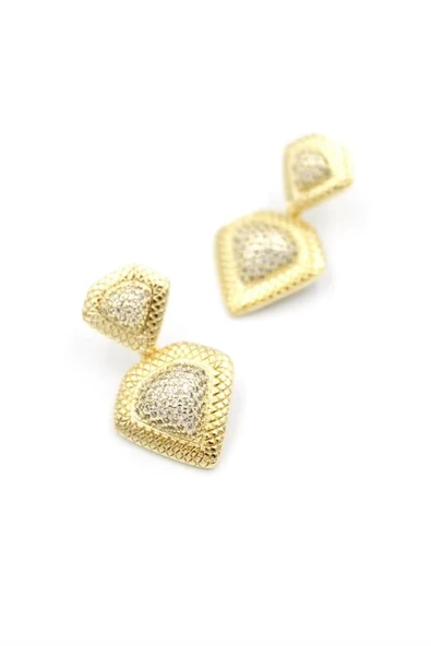 LitaeTrend Üçgen Küpe - Altın ürün görseli 1