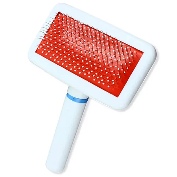 Paslanmaz Evcil Hayvan Kedi Köpek Tüy Tarama Toplama Fırçası Kolay Temizlenir Bakım Aleti (5250)