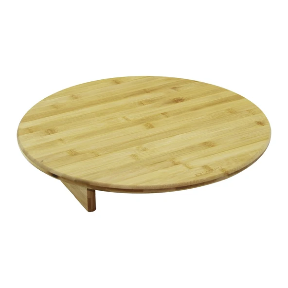YUVARALAKMİNİ SOFRA MODEL=ÇAP:45CM - Y:8.5CMAYAKLI BAMBU AHŞAP KESİM PANOSU (5250)