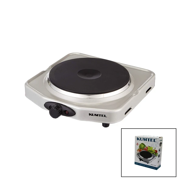 KUMTEL LX-7011 TEK GÖZLÜ ELEKTRİKLİ OCAK 1500W (5250) ürün görseli 1