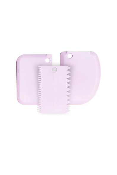 Hamur Şekillendirici Kesici Kazıyıcı Pasta Kek Dekorasyon Seti (5250) - 5