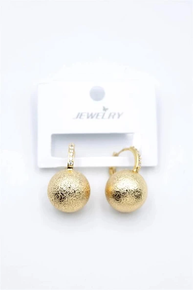 LitaeTrend Top Küpe - Altın ürün görseli 1