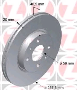 DİSK FREN AYNASI ÖN 561861 DOBLO 1.3 JTD ALBEA HAVALI TEMPRA 2.0 46423415 ürün görseli