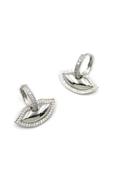 LitaeTrend Dudak Küpe - Gümüş ürün görseli 1