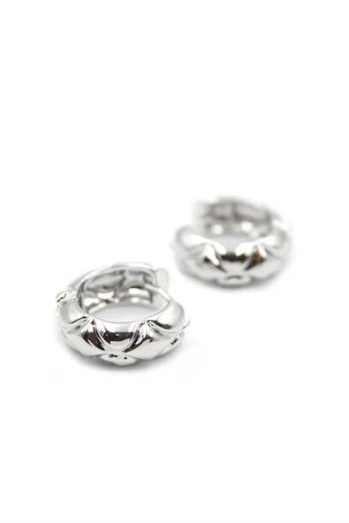 LitaeTrend Halka Küpe - Gümüş ürün görseli 1